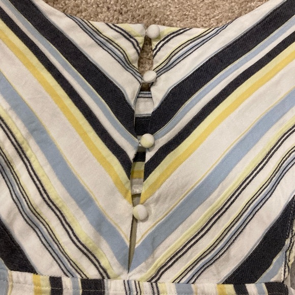 LOFT Women’s Rayon Striped Sleeveless Top Blouse Sz. S - Picture 4 of 7